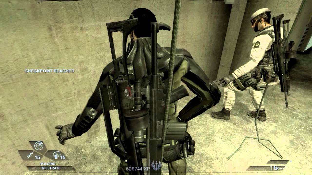 Tom Clancy's Rainbow Six Vegas 2 - Speedrun Coop Single-segment (1h08m10s) (Player 1)