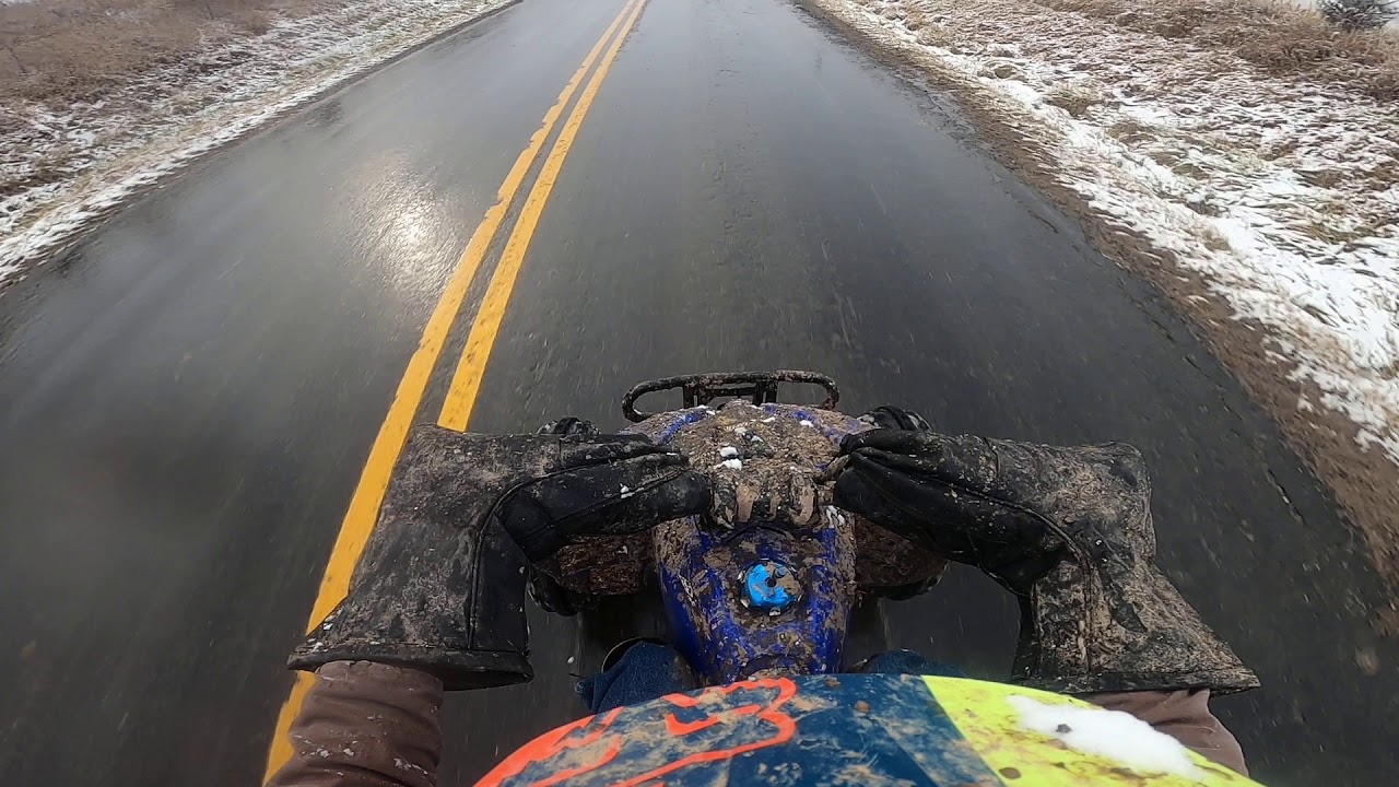 Raptor 250 snow ride