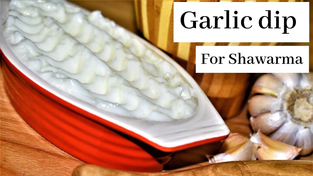 DIY Garlic Sauce Thoom | No Machine