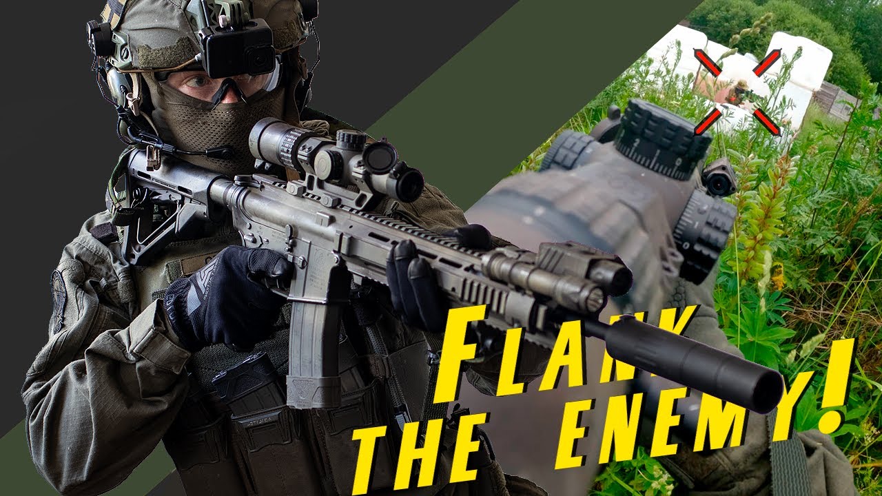 The Great Flank / Airsoft MWS Gbbr Gameplay