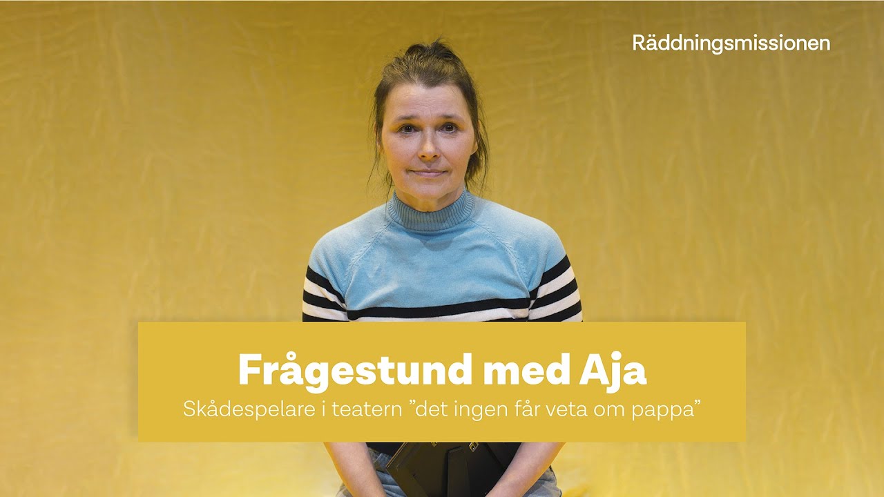 Frågestund med Aja, skådespelare i teatern 
