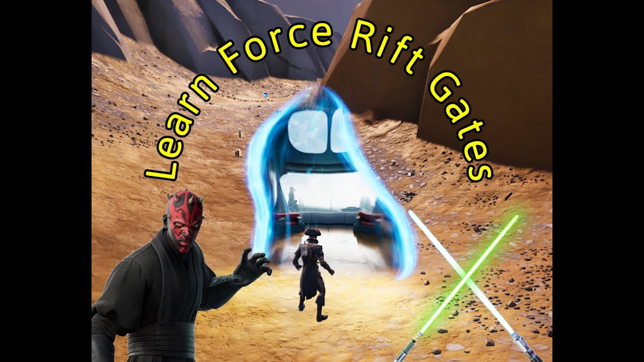 How to Learn Force Abilities at Rift Gates - Fortnite Star Wars Quests
