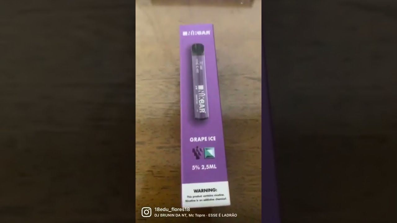 NIKBAR 600 PUFF GRAPE ICE