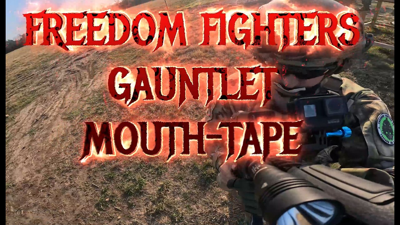 🔥 FREEDOM FIGHTERS GAUNTLET 🔥 FULL ARMOR COMBAT STRESS SHOOTING CHALLENGE | MOUTH TAPED #Shooting