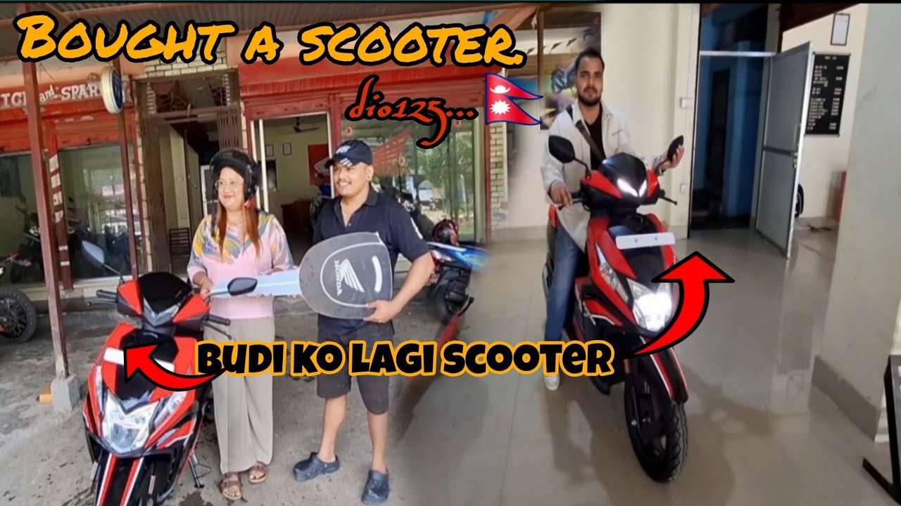 BROUGHT A SCOOTER 🥰|| BUDIKO LAGI SCOOTER DIO 125 FI 🔥🇳🇵|| NEW HONDA DIO125 FI PRICES IN NEPAL 2025 