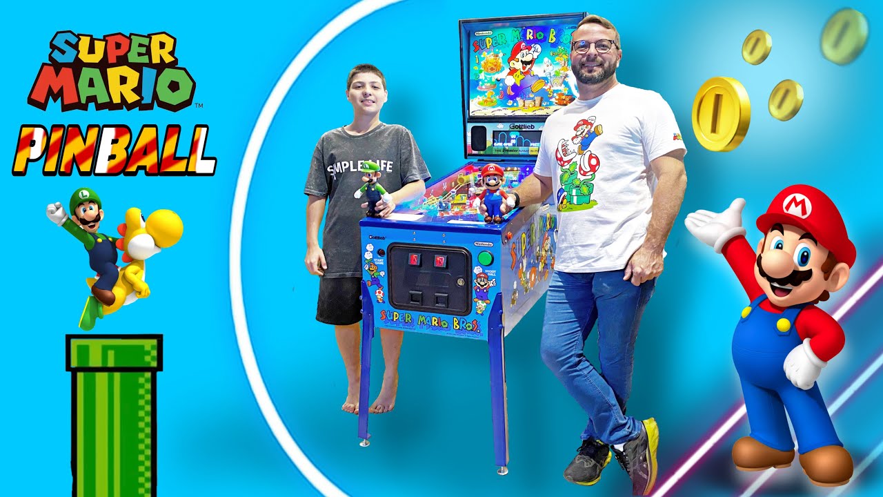 SUPER MARIO BROS PINBALL - Paulo Dal Poz mostrando sua coleção!!