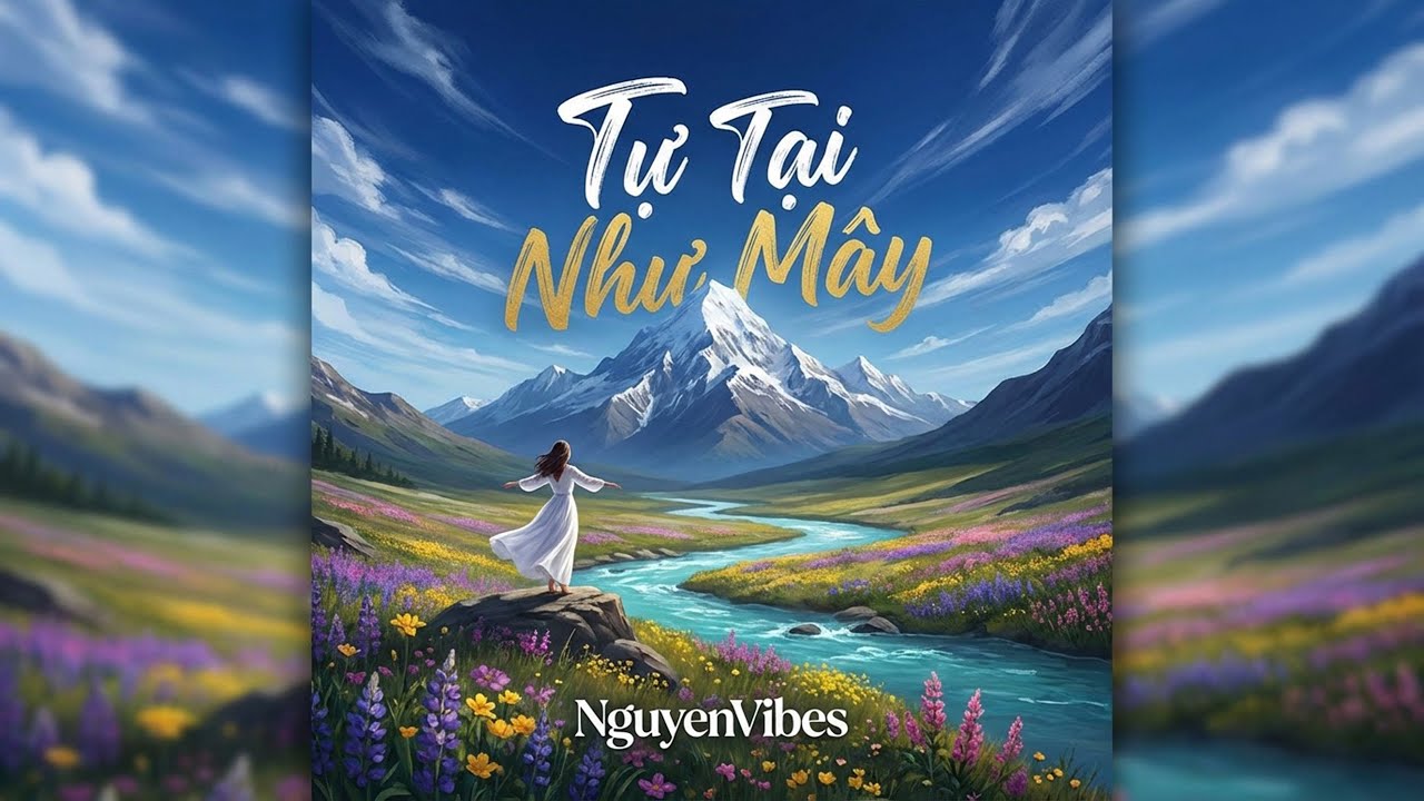 Tự Tại Như Mây - NguyenVibes | Official Lyric MV (Positive Vibes)