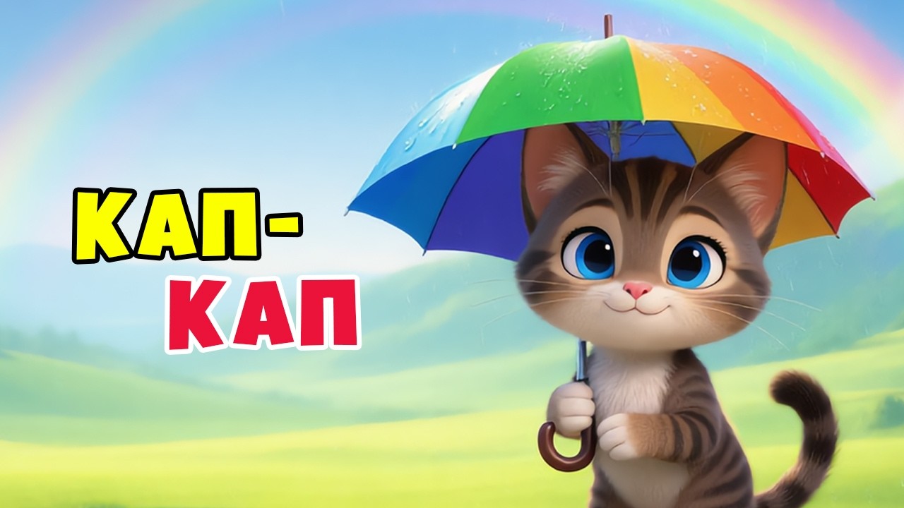 ЧОБІТКИ-ЧОБІТКИ - дитяча пісня про дощик, КАП-КАП | Дитячі пісні українською | ЛЯ-ЛЯ ЛЕНД TV