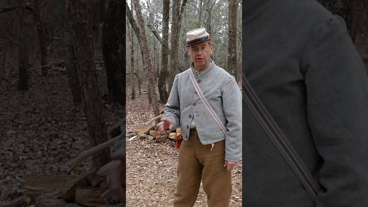 ⛺️How Confederate Soldiers Slept- Bedroll and Fly Presentation