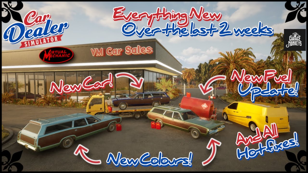 Car Dealer Simulator: All Updates & Hotfix's over the last two weeks. Hotfix's 57-64 #updates