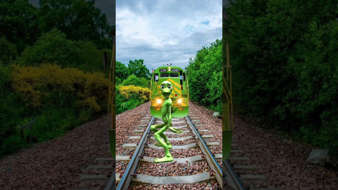 Uitheemse dansende #treingeve vfx-magiese video #kort #youtubeshorts