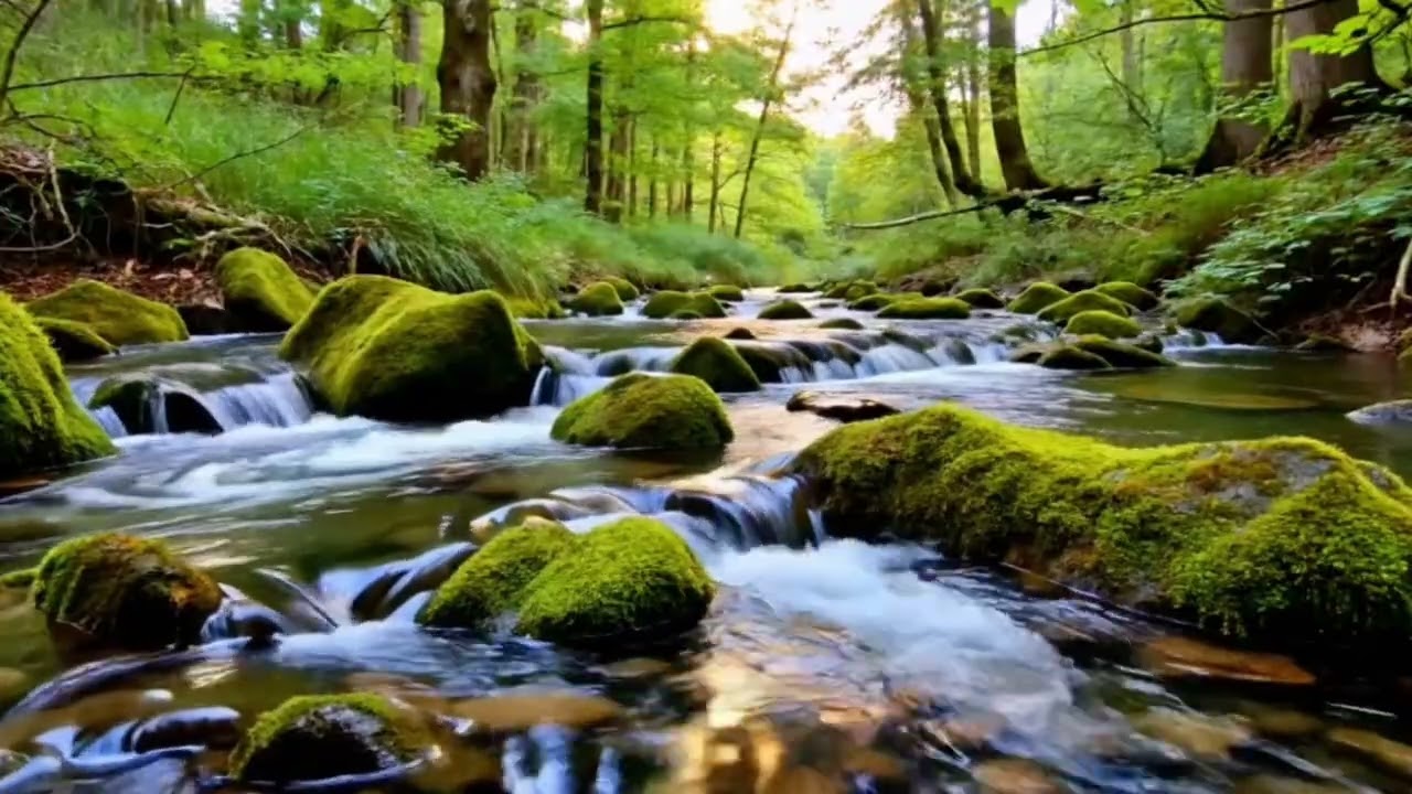 Salinan dari LIVE • Relaxing Forest Creek 💧 Natural Water Sounds for Sleep, Focus & Meditation
