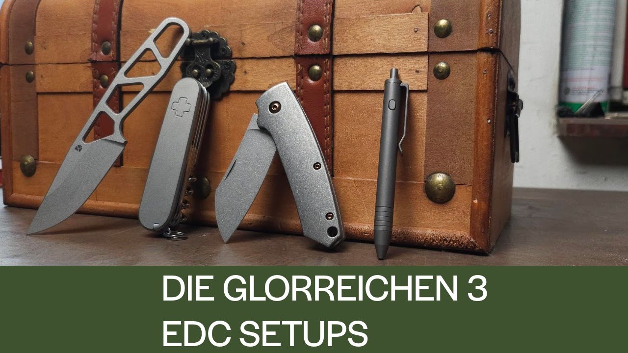 Die glorreichen 3 EDC Setups| KLR #151