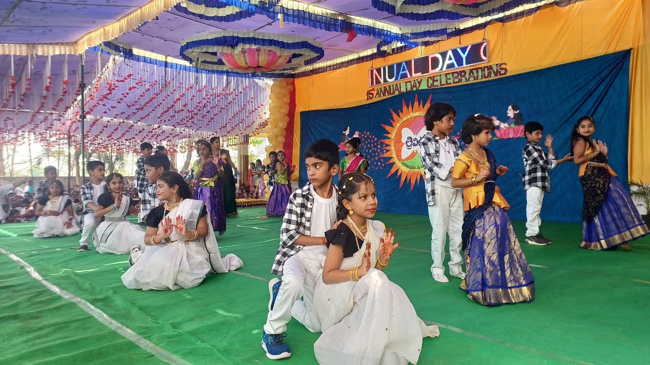 Mind blocking performance@Thrividha Annual Day Celebrations ☆THRIVIDHA  SCHOOL, KONERUPETA - NUZVID☆
