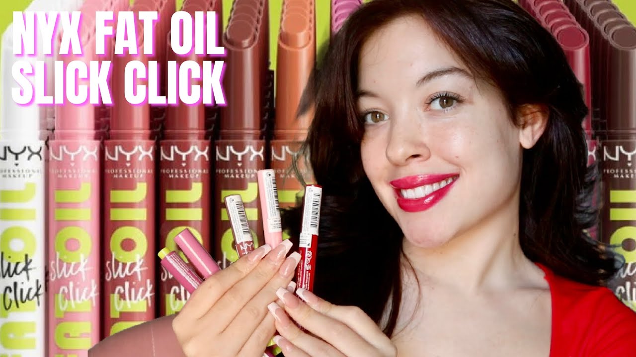 НОВЫЙ БАЛЬЗАМ ДЛЯ ГУБ NYX FAT OIL SLICK CLICK | ВЕЧЕРИНКА СВОТЧЕЙ!