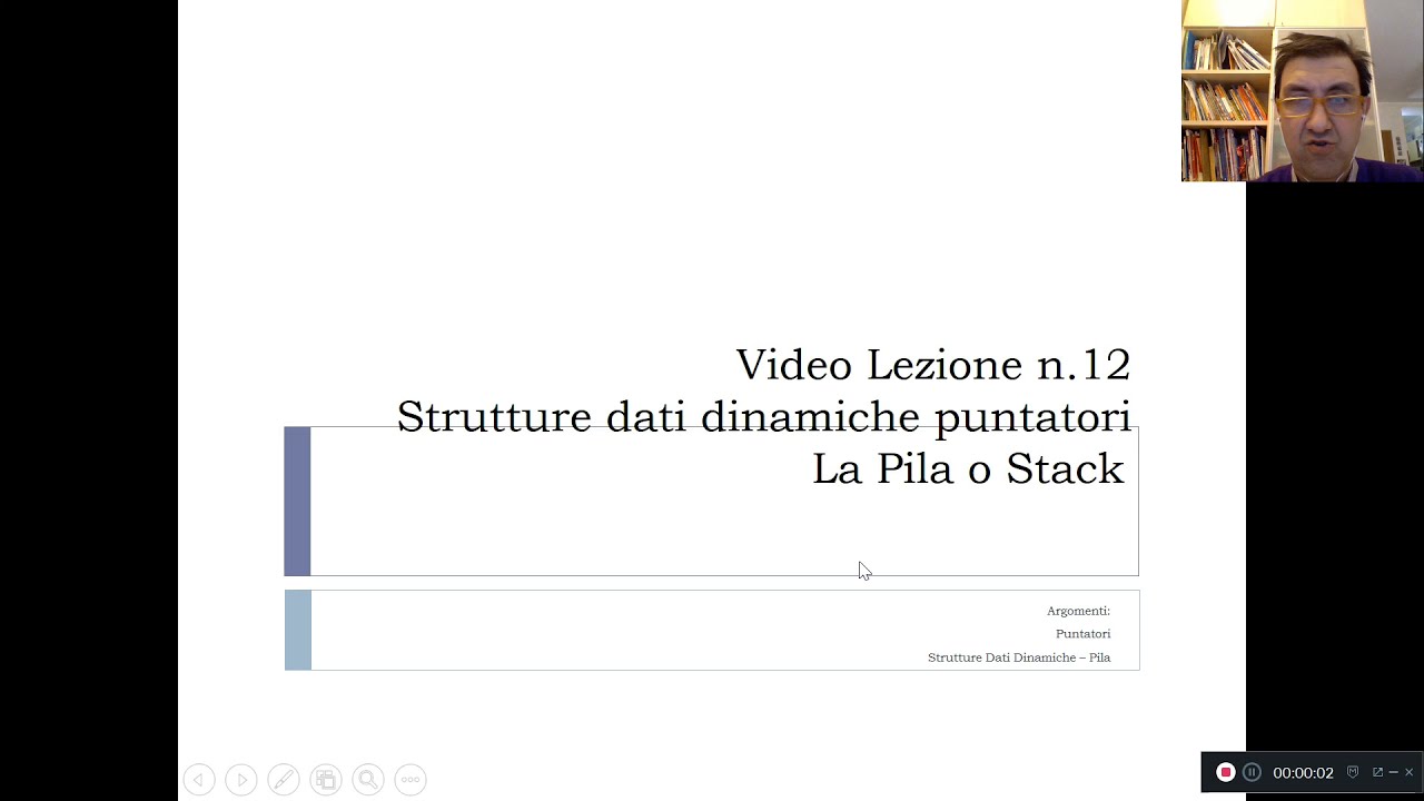 Le strutture dati dinamiche in C/C++ Pila  o Stack