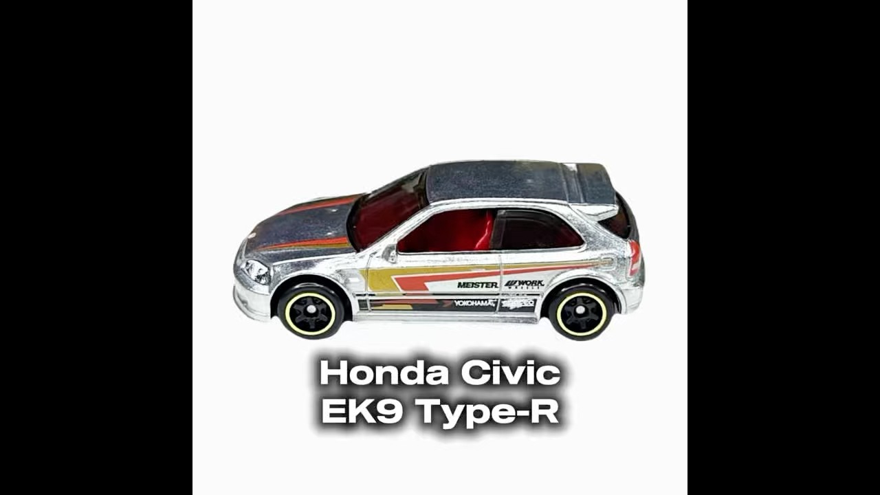 Hot Wheels Silver Series, Honda Civic EK9 Type-R #silverseries #honda #civic #ek9 #typeR #hotwheels