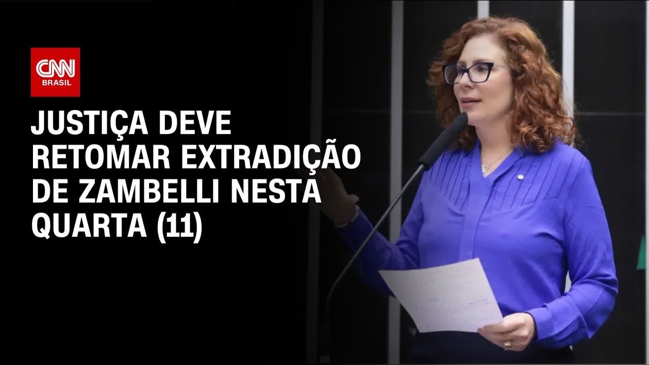 Justiça da Itália deve retomar nesta quarta (11) extradição de Zambelli | CNN NOVO DIA