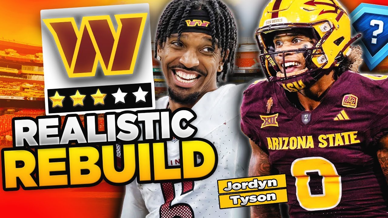Jordyn Tyson is HIM! | Madden 26 Washington Commanders Realistic Rebuild