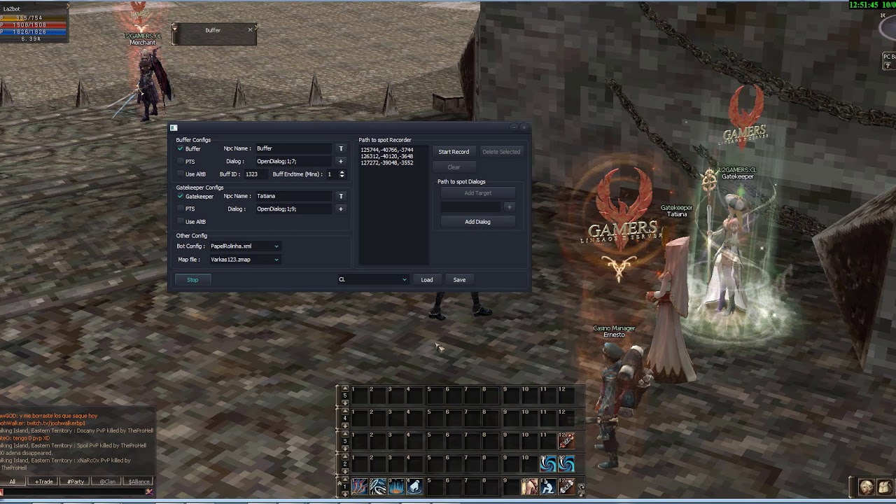 Auto Farm Plugin Npcs [La2bot.eu]