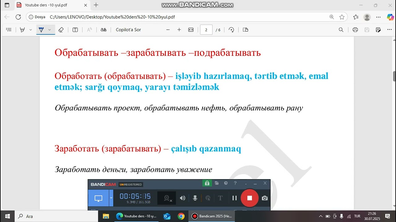 Русский язык в значениях! -Глаголы с разными приставками (1 часть)