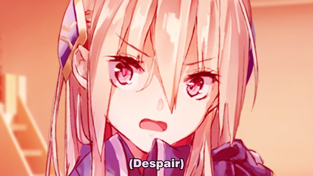 Choosing all options to make Yuina break the 4th wall [Heaven Burns Red]