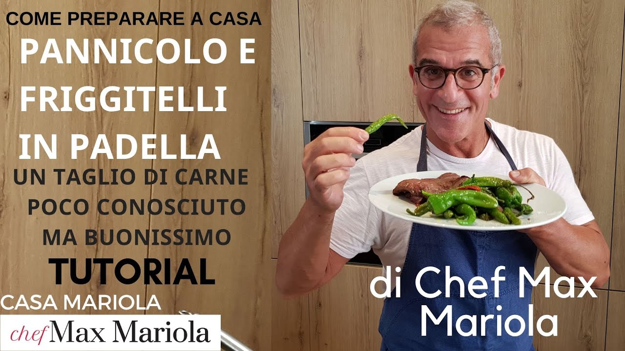 PANNICOLO FRIGGITELLI E PEPERONCINI DOLCI IN PADELLA -TUTORIAL- la video ricetta di Chef Max Mariola
