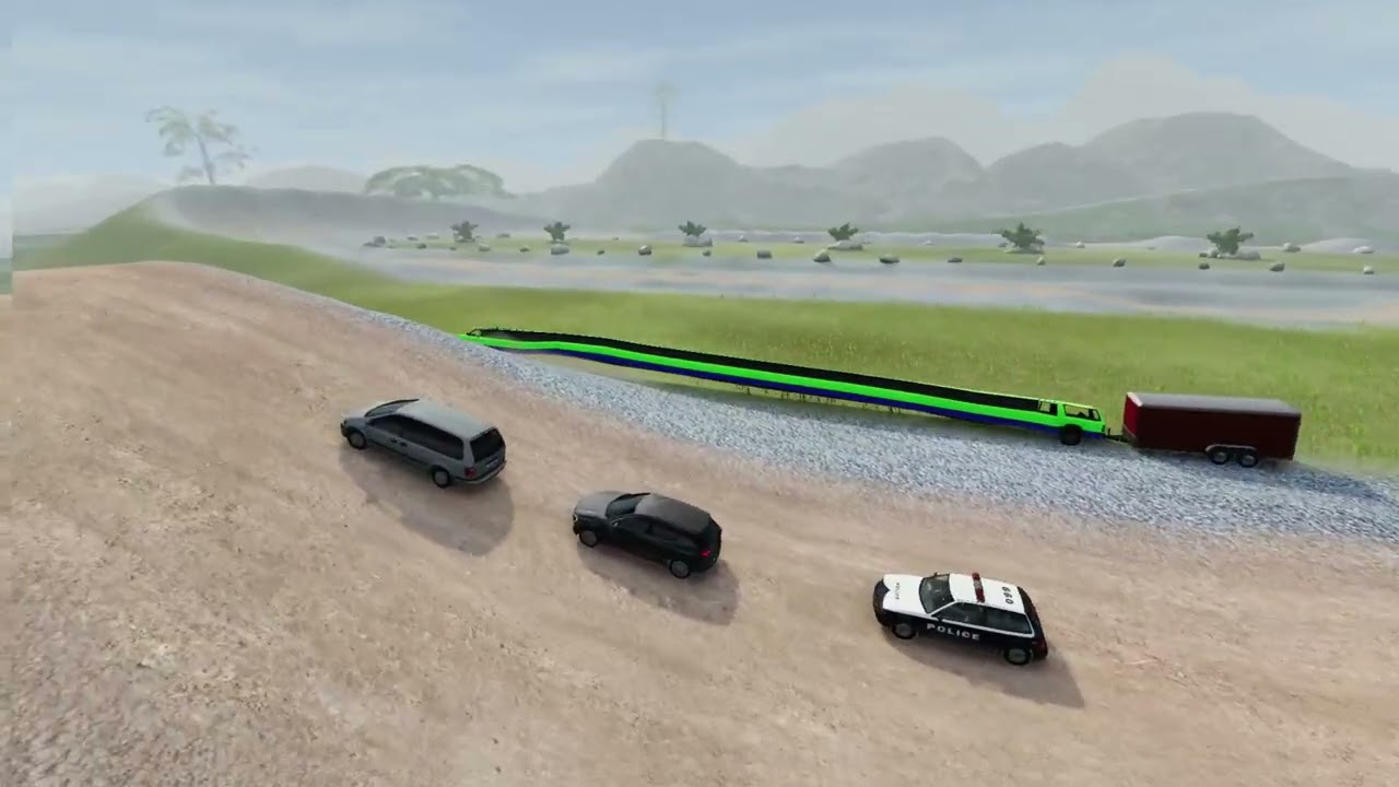 32 m extension vs hard track #beamngdrive