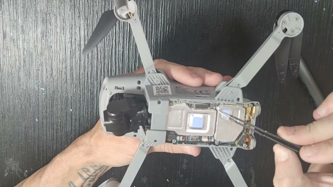 Desmontaje Hubsan Mini Pro después de accidente