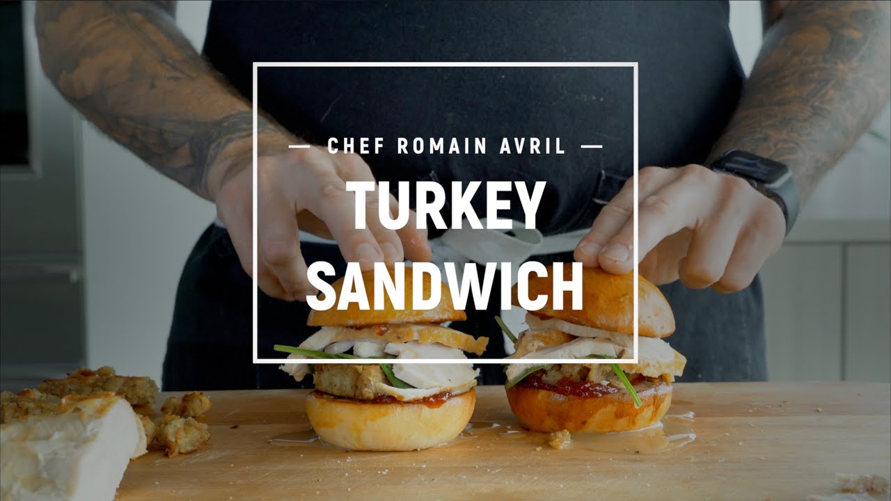 FRENCHY COOKS: THANKSGIVING LEFTOVER - TURKEY SANDWICH!