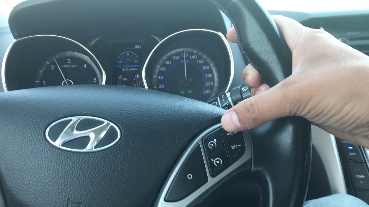Hyundai i30 hız sabitleyici