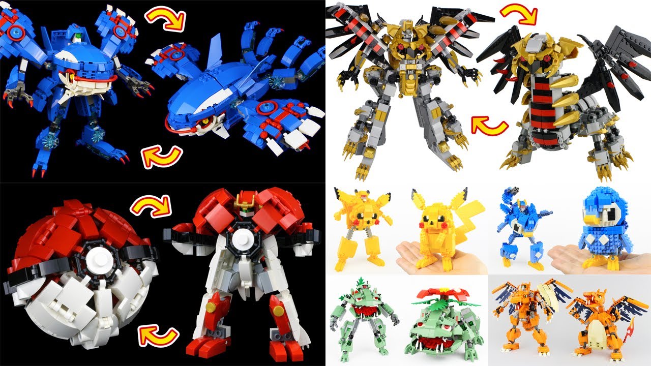 レゴ & 100均 ポケモン変形ロボ 作品まとめ2020 LEGO Transforming Pok&eacute;mon Mech