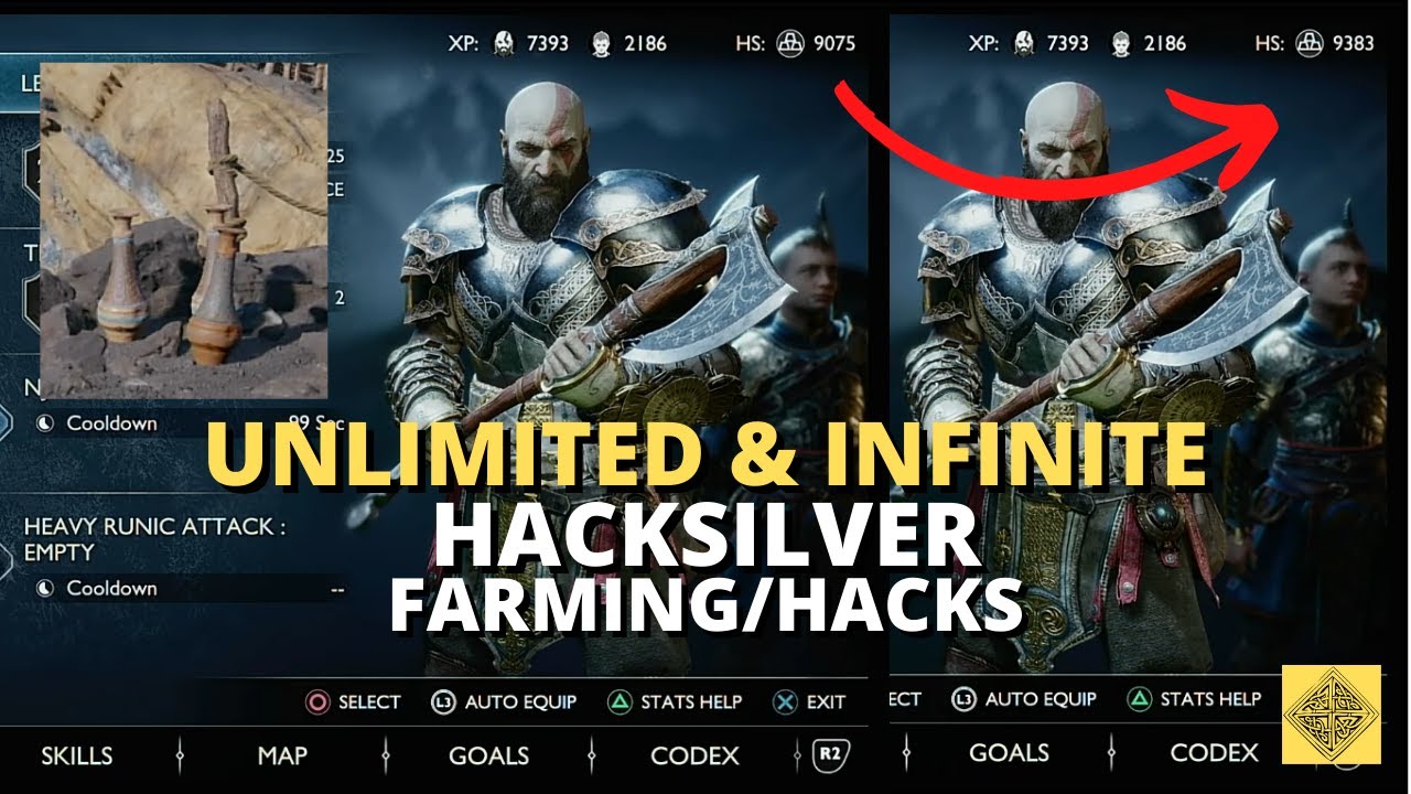 UNLIMITED INFINITE Hacksilver Farming Exploit - Tested on Patch 2.04 - God of War Ragnarok