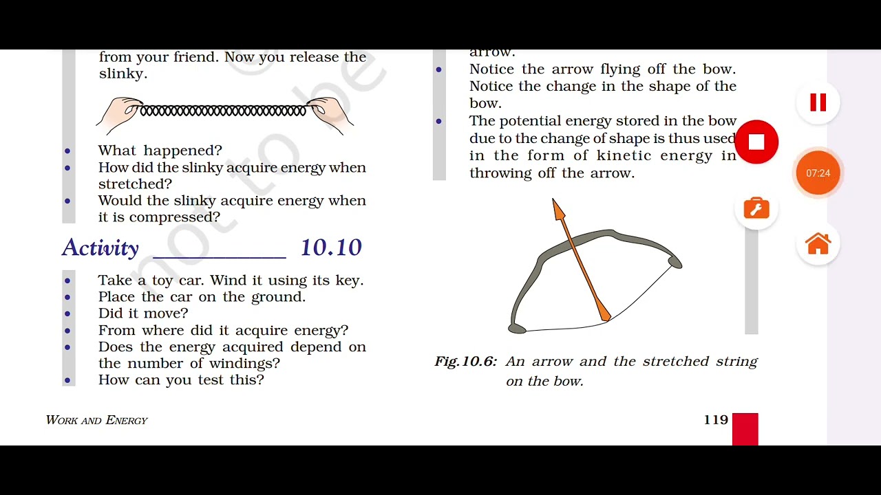 Chapter 3rd work power and energy (10.2.3 potential energy to 10.2.6 law of conservation of energy )