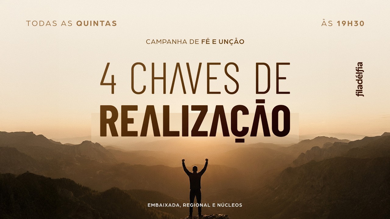 4 CHAVES DE REALIZAÇÃO | 1ª Semana | 5 de Março de 2026 |