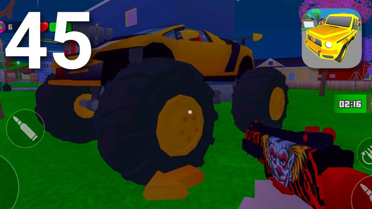 Gangs Wars: Pixel Shooter Walkthrough - Part 45 - New Car Upgrade: Big Lambo (iOS, Android)