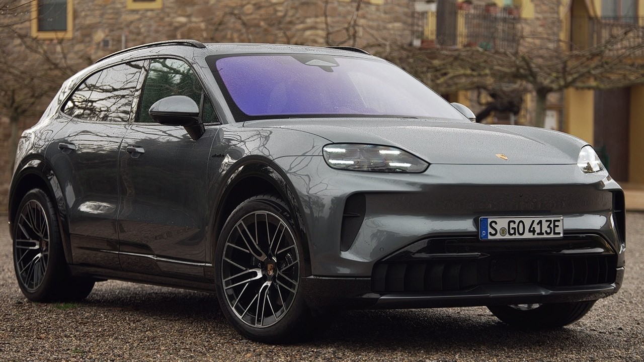 NEW 2026 Porsche Cayenne Electric (Vanadium Gray Metallic) - Driving, Exterior, and Interior