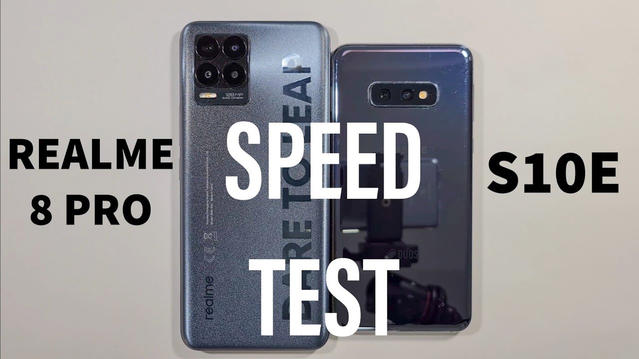 Realme 8 Pro vs Samsung S10e Speed Test
