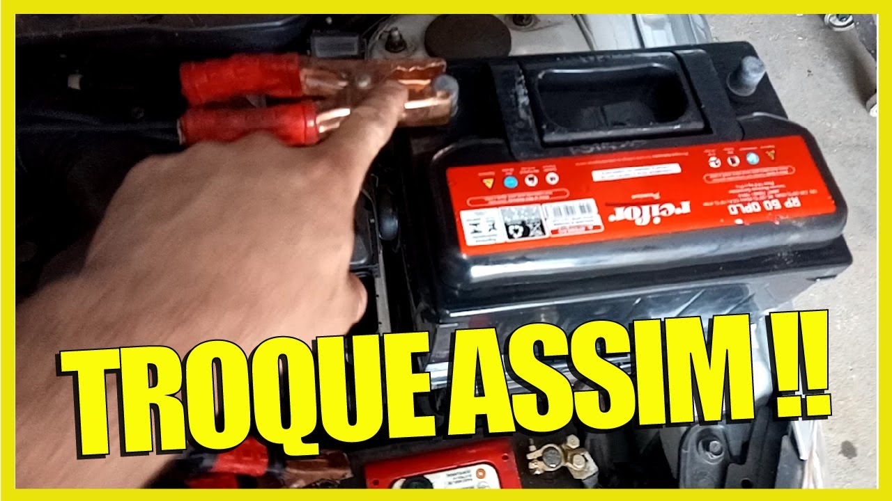 Truque para trocar bateria do carro sem estragar nada.