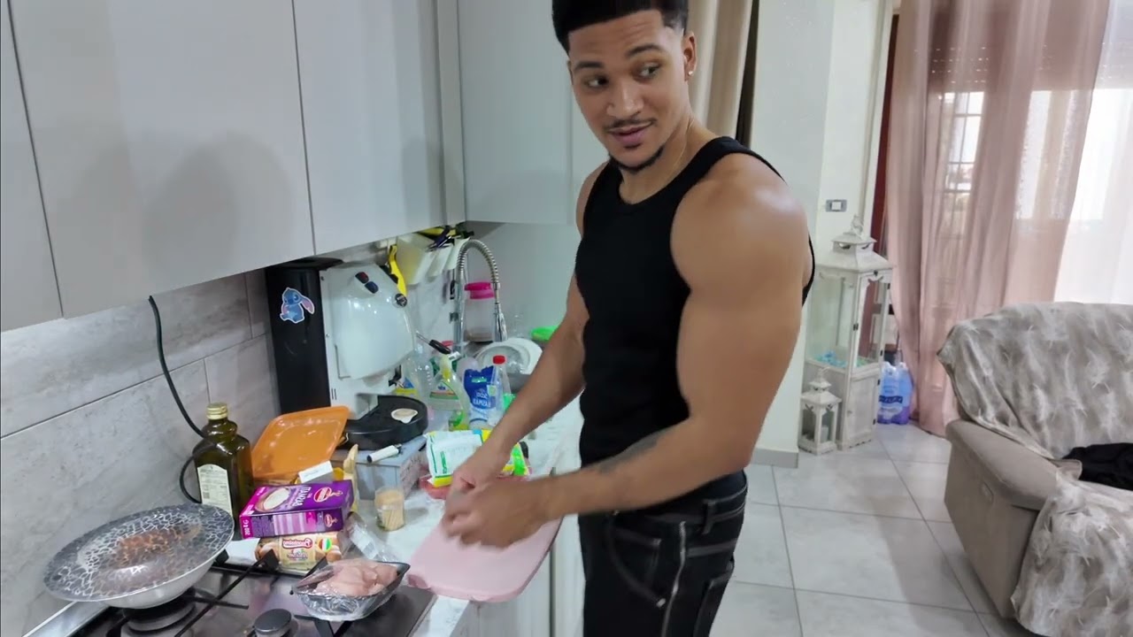 Day in life cooking/gym