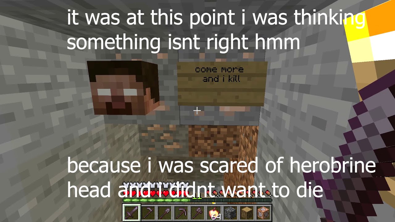 minecraft herobrine sighting (real)