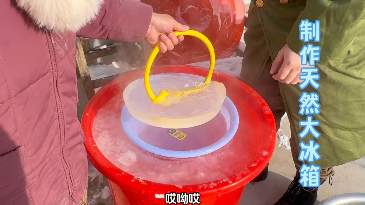 东北猫冬生活，零下20度，十几个小时就能做个不用电的天然大冰箱 #记录真实生活 #乡村守护人 #东北冬天的快乐