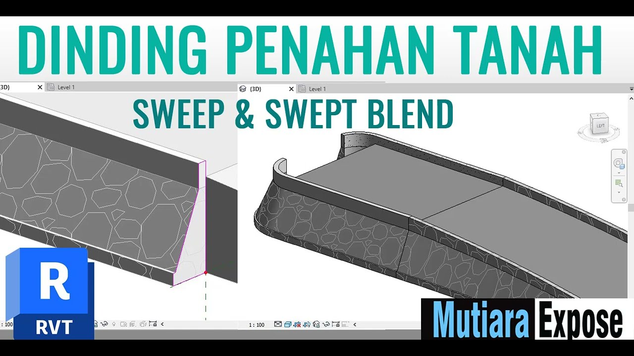 Tutorial Revit Menggunakan Sweep & Swept Blend