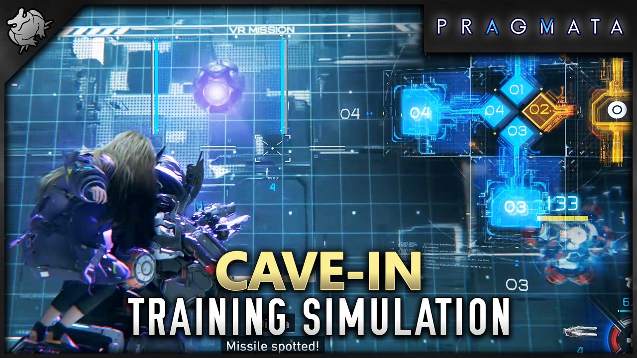PRAGMATA - 29 Cave-In (Training Simulation)