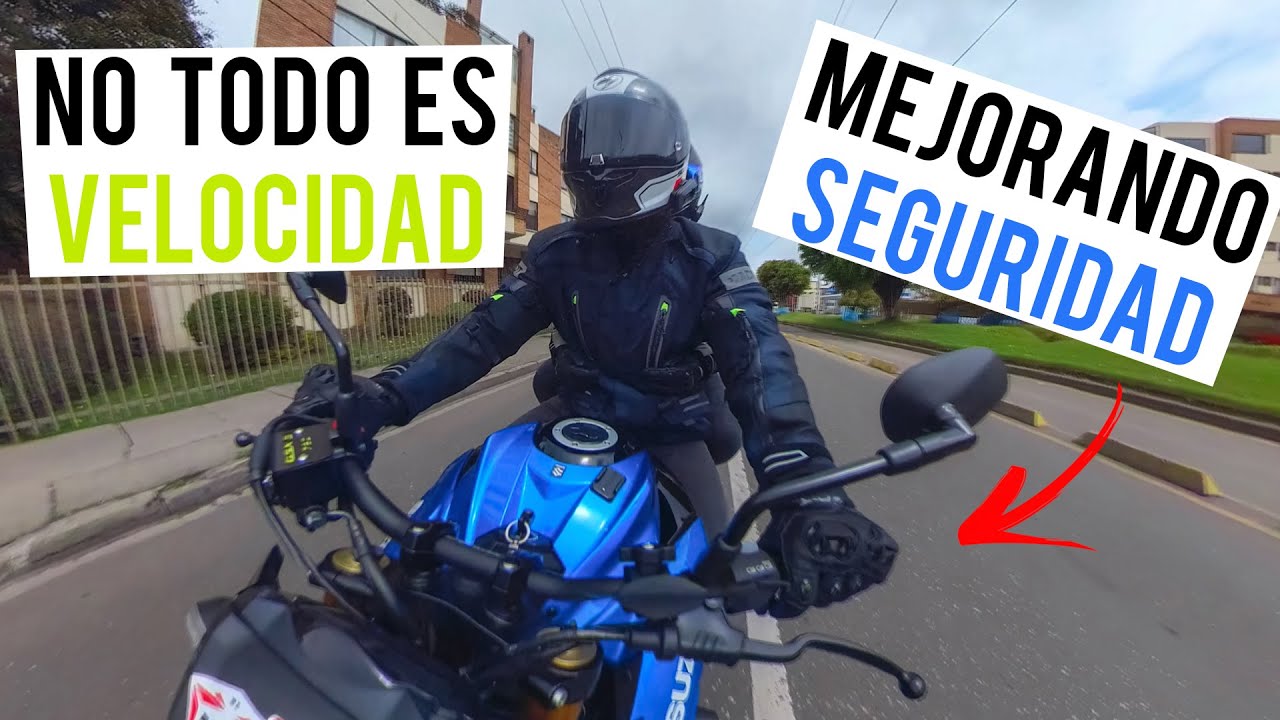 😏 Mejorando Mi Moto [GSX-S 750] SOLO SEGURIDAD!! 💡 | Cam Daza