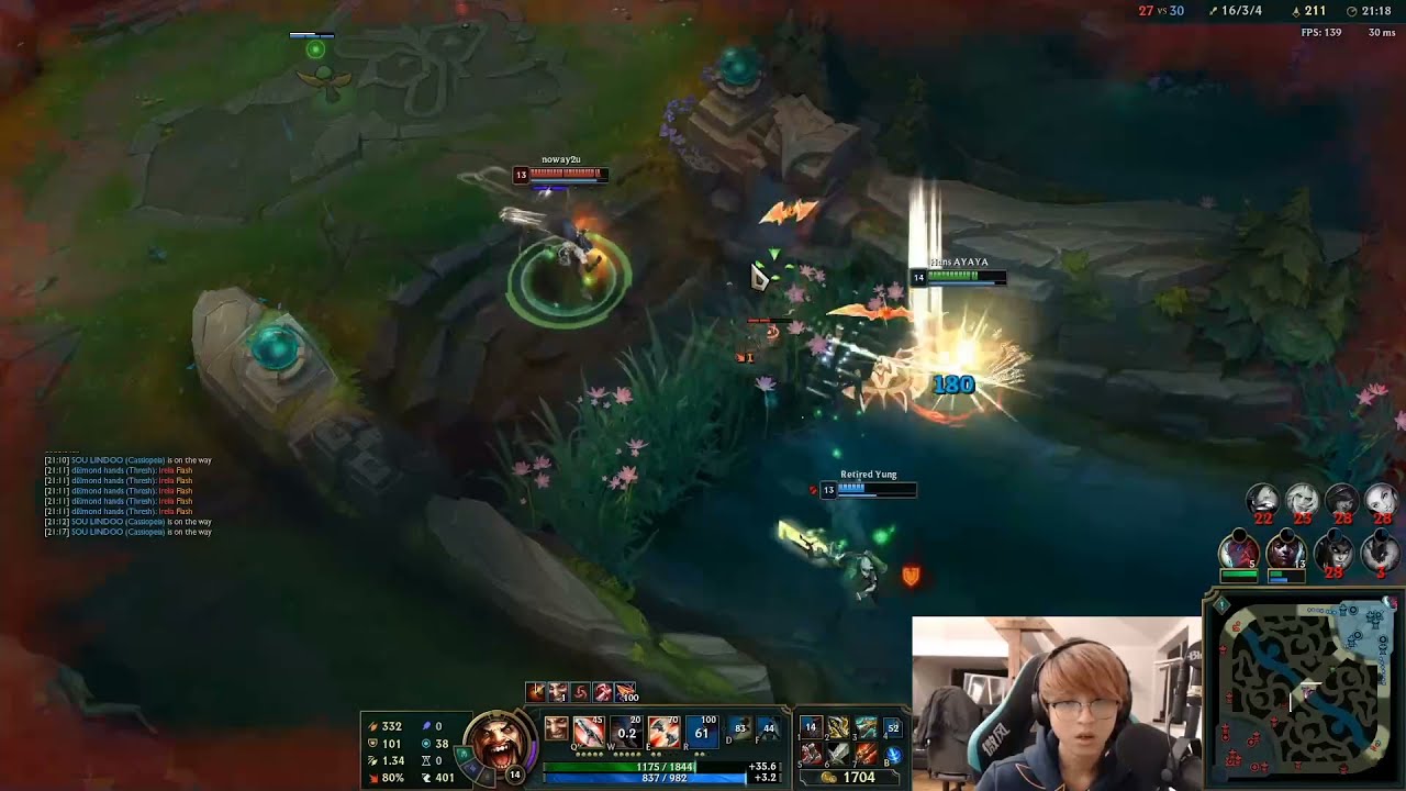 RGE Hans Sama destroying soloq on Draven