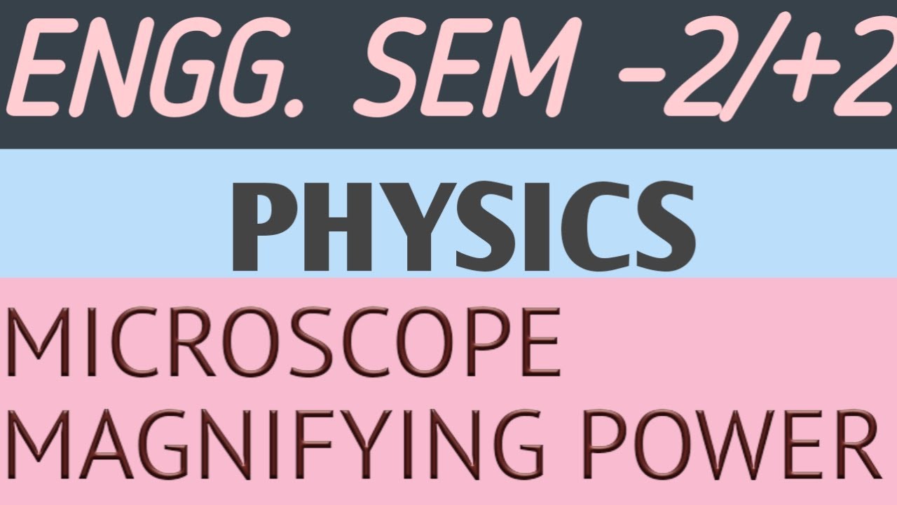 Simple and Compound Microscope