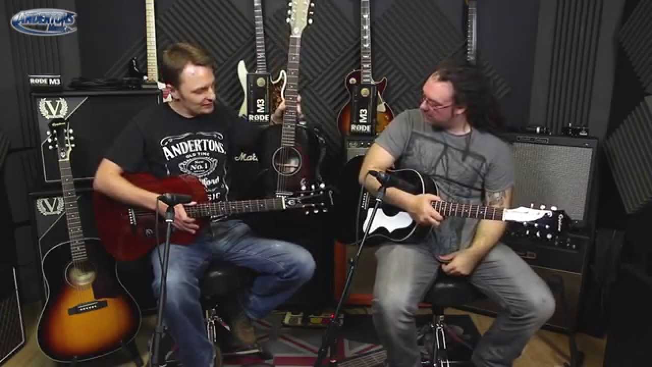 Epiphone EJ-45 and Caballero Acoustic Guitars