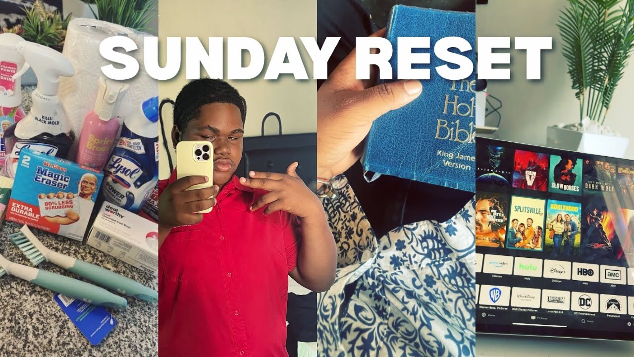 SUNDAY RESET| church+7am+ GRWM+planning,Sunday dinner|more
