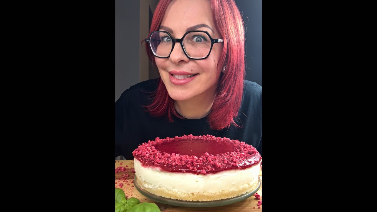 Der beste No-Bake Cheesecake ohne Zucker | Himbeer-Low-Carb Rezept